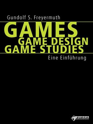 cover image of Games / Game Design / Game Studies